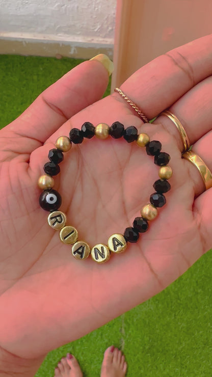 Personalised Nazariya Bracelet - Enter Name in Textbox below Size Selection for Personalisation