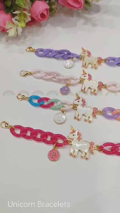 HOK Personalized Cute Unicorn Bracelet - Rakhi Bracelet