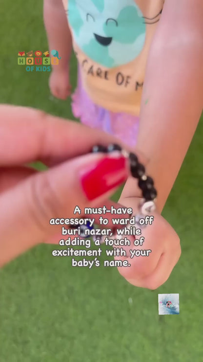 HOK Expertly Designed Unique and Trending Nazariya Bracelet for all age groups - Enter Name, Charms in Textbox below Size Selection for Personalisation!