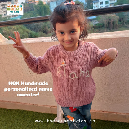 HOK Personalised Baby Sweater
