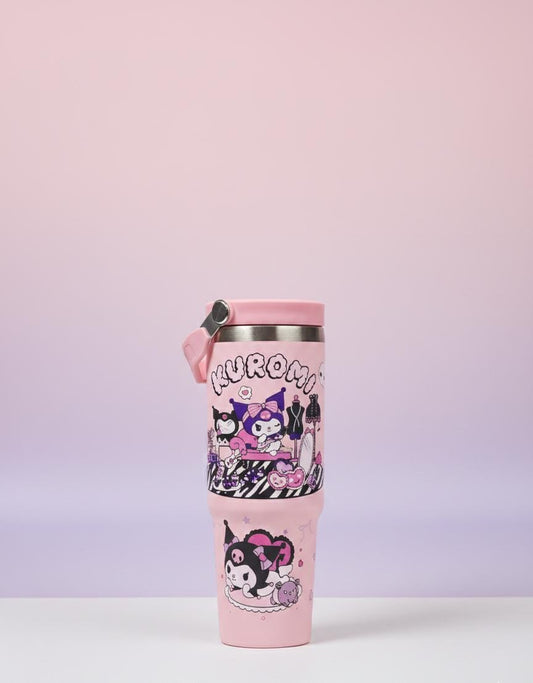 Kuromi & Stitch 900ml Insulated Steel Tumbler